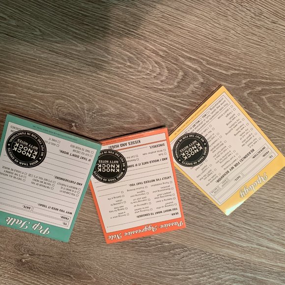 🟫 RL-6️⃣ Different Notepads Rae Dunn and Knock Knock Pads - Picture 7 of 16